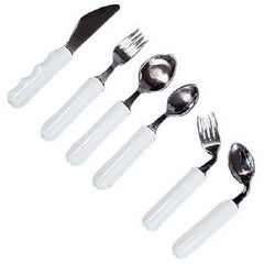 Patterson Medical Supply Teaspoon Comfort Grip Comfort Grip White