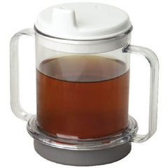 Patterson Medical Supply Drinking Mug 10 oz. Clear Plastic Reusable