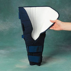 Patterson Medical Supply Knee Immobilizer Rolyan® X-Large Hook and Loop Strap Closure 22 to 23 Inch Circumference Short, 20 Inch Left or Right Knee