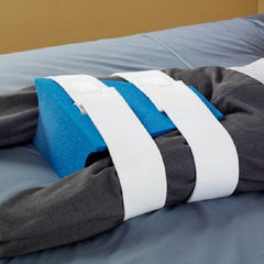 Patterson Medical Supply Hip Abduction Pillow Rolyan® One Size Fits Most Hook and Loop Strap Closure Left or Right Hip
