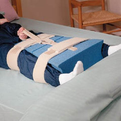 Patterson Medical Supply Hip Abduction Cushion Rolyan® Wedge Flex™ 21 W X 21 D X 6 H Inch Foam Hook and Loop Strap Fastening