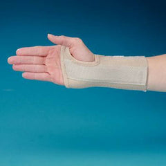 Patterson Medical Supply Wrist Support Rolyan® Elastic Left Hand Beige Medium