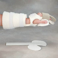 Patterson Medical Supply Palm Protector Splint Rolyan® Progressive™ Pre-Cut Foam Left Hand White One Size Fits Most