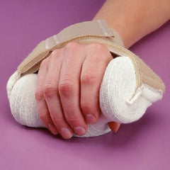 Patterson Medical Supply Hand Positioning Splint Rolyan® Carve-It™ Foam Left or Right Hand Beige / White Small / Medium