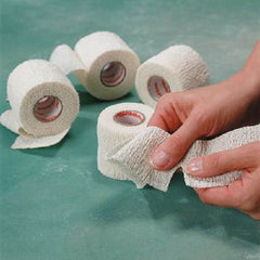 Patterson Medical Supply Athletic Tape Powerflex® Cloth 2 Inch X 6 Yard White NonSterile