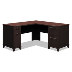 Bush® Enterprise Collection L-Desk Pedestal, 60" x 60" x 29.75", Mocha Cherry, (Box 1 of 2)