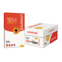 Universal® Copy Paper, 92 Bright, 20 lb, 8.5 x 14, White, 500 Sheets/Ream, 10 Reams/Carton