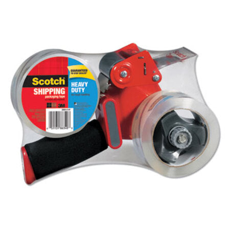 Scotch® Packaging Tape Dispenser with Two Rolls of Tape, 1.88" x 54.6yds