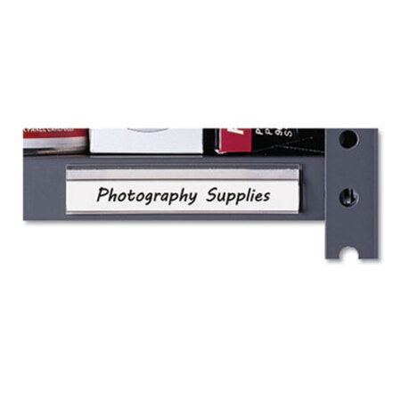 C-Line® Shelf Labeling Strips, Side Load, 4 x 7/8, Clear, 10/Pack