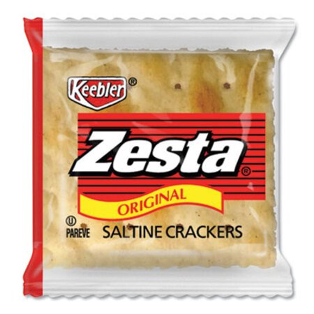 Keebler® Zesta Saltine Crackers, 2 Crackers/Pack, 500 Packs/Carton