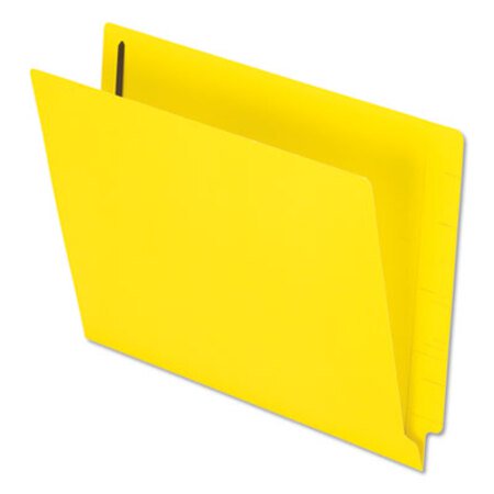 Pendaflex® Colored Reinforced End Tab Fasteners Folders, Straight Tab, Letter Size, Yellow, 50/Box