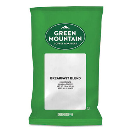Green Mountain Coffee® Breakfast Blend Coffee Fraction Packs, 2.2oz, 100/Carton