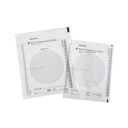 Wound Measuring Guide McKesson 5 X 7 Inch Clear Plastic NonSterile