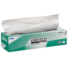 Kimberly Clark Delicate Task Wipe Kimtech Science Kimwipes Light Duty White NonSterile 1 Ply Tissue 11-4/5 X 11-4/5 Inch Disposable - M-580730-1974 - Case of 2940