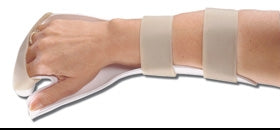 Alimed Resting Pan Mitt Splint AliMed® Deluxe Thermoplastic Right Hand White Medium