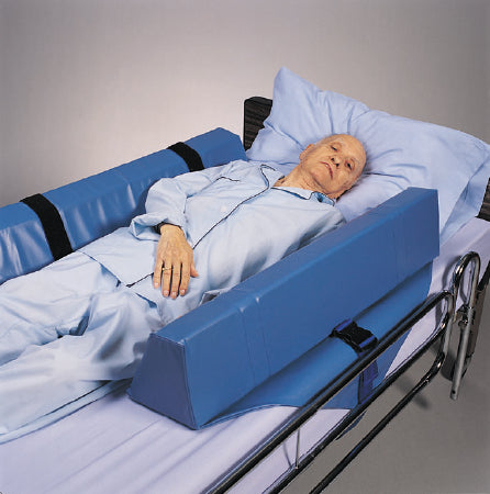 Skil-Care Roll-Control Bed Bolster 34 W X 8 D X 7 H Inch Foam Hook and Loop Strap Fastening