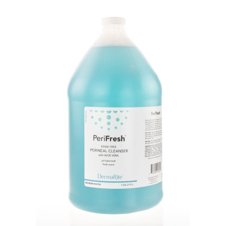 DermaRite Industries Rinse-Free Perineal Wash PeriFresh® Liquid 1 gal. Jug Scented