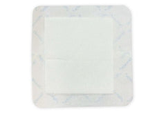 DermaRite Industries Adhesive Dressing DermaRite® Bordered Gauze 6 X 6 Inch Gauze Square White NonSterile