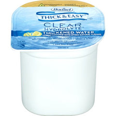Hormel Food Sales Thickened Water Thick & Easy® Hydrolyte® 4 oz. Portion Cup Lemon Flavor Ready to Use Honey Consistency