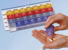Apothecary Products Pill Organizer Med-Control Tray® 7 Day 4 Dose