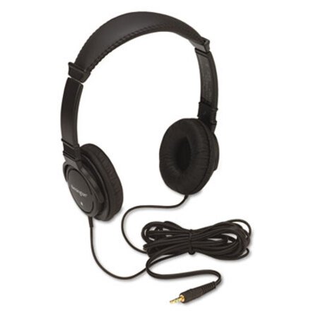 Kensington® Hi-Fi Headphones, Plush Sealed Earpads, Black