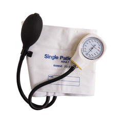 Mabis Healthcare Aneroid Sphygmomanometer with Cuff Mabis® 2-Tube Pocket Size Hand Held Adult Large Cuff