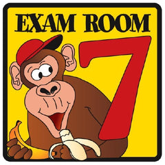 Clinton Industries Door Sign Room Sign Clinton™ Exam Room 7 - M-587789-3644 - Each