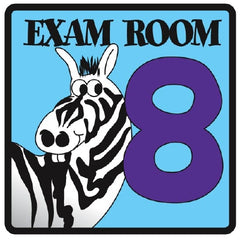 Clinton Industries Door Sign Room Sign Clinton™ Exam Room 8 - M-587790-3902 - Each