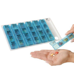 Apothecary Products Pill Organizer One-Day-At-A-Time® Medium 7 Day 4 Dose