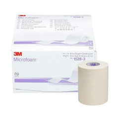 3M Medical Tape 3M™ Microfoam™ Water Resistant Foam / Acrylic Adhesive 3 Inch X 5-1/2 Yard White NonSterile