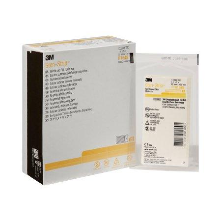 3M Skin Closure Strip Steri-Strip™ 1 X 5 Inch Nonwoven Material Reinforced Strip White