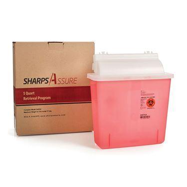 5qt Sharps Retrieval Program 5qt ,2 / pk - Axiom Medical Supplies