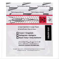 6" x 6" 1-Pocket Biohazard Specimen Bags 6" x 6" ,1000 / pk - Axiom Medical Supplies