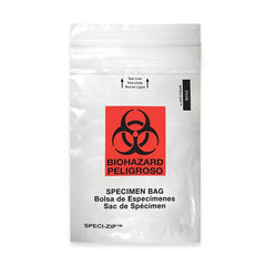 6" x 9" Transparent Clear 2-Pocket Zip-Closure Biohazard Specimen Bags 6" x 9" Transparent Clear ,1000 / pk - Axiom Medical Supplies