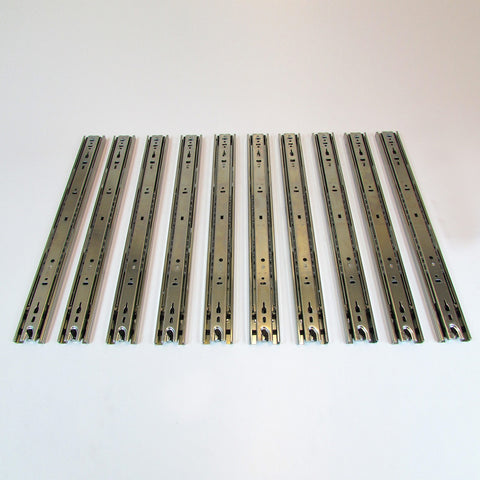 M Series/Vintage Mobile Drawer Slides - 18 Inch - Quantity Of 10 Slides