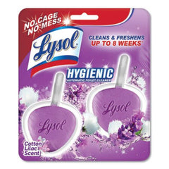 LYSOL® Brand Hygienic Automatic Toilet Bowl Cleaner, Cotton Lilac, 2/Pack