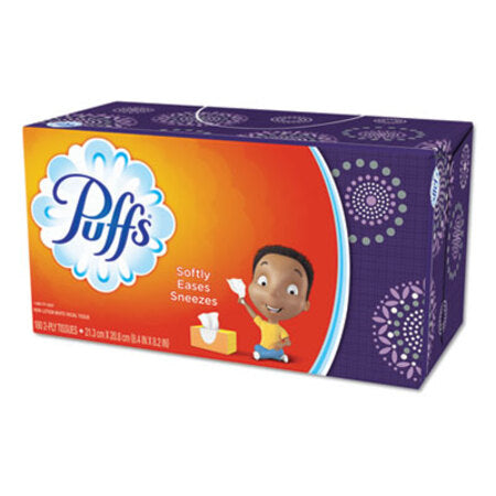 Puffs® White Facial Tissue, 2-Ply, 180 Sheets/Box, 24 Boxes/Carton