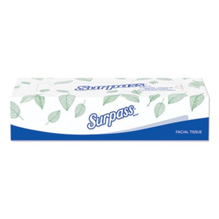 Surpass® Facial Tissue, 2-Ply, White,125 Sheets/Box, 60 Boxes/Carton