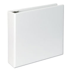 Universal® Slant-Ring View Binder, 3 Rings, 3" Capacity, 11 x 8.5, White