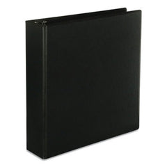 Universal® Slant-Ring View Binder, 3 Rings, 2" Capacity, 11 x 8.5, Black