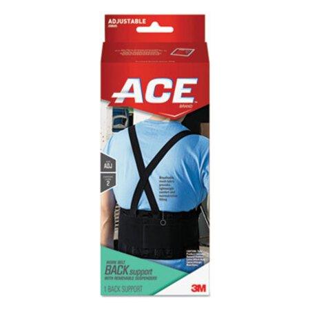 Ace™ Work Belt with Removable Suspenders, One-Size Adjustable, Black