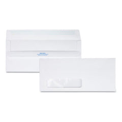 Quality Park™ Redi-Seal Envelope, #10, Commercial Flap, Redi-Seal Closure, 4.13 x 9.5, White, 500/Box