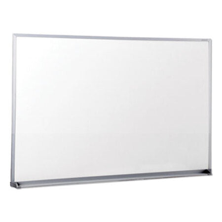 Universal® Dry Erase Board, Melamine, 36 x 24, Satin-Finished Aluminum Frame