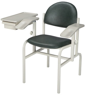 The Brewer Company Blood Drawing Chair Brewer 1500 Double Adjustable Armrests Sage