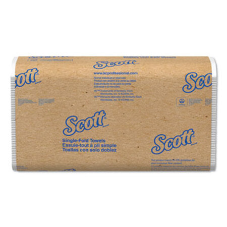 Scott® Essential Single-Fold Towels, Absorbency Pockets, 9.3 x 10.5, 250/PK, 16 PK/CT