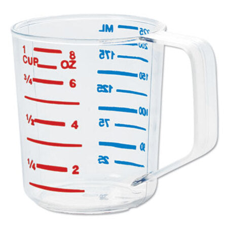 Rubbermaid® Commercial Bouncer Measuring Cup, 8oz, Clear