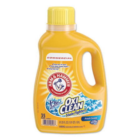 Hammer™ OxiClean Concentrated Liquid Laundry Detergent, Fresh, 61.25oz Bottle, 6/Carton