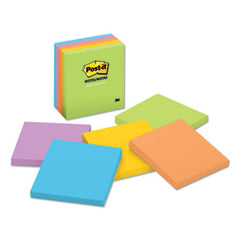 Post-it® Notes Original Pads in Jaipur Colors, 3 x 3, 100-Sheet, 5/Pack
