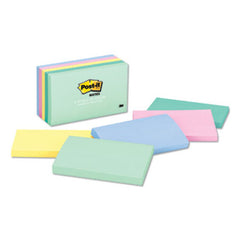 Post-it® Notes Original Pads in Marseille Colors, 3 x 5, 100-Sheet, 5/Pack