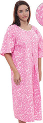 Fashion Seal Uniforms Patient Exam Gown One Size Fits Most Pink Reusable - M-830108-2177 - Each